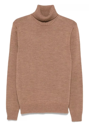 Zanone virgin wool sweater - Brown