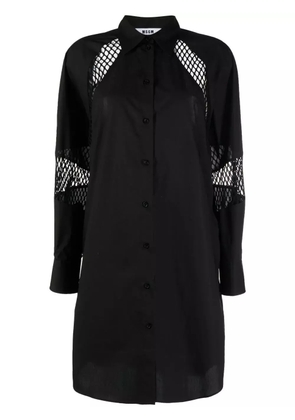 MSGM shirt mini dress - Black
