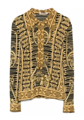 Hermès Pre-Owned cashmere turtleneck top - Black