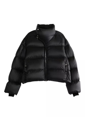 Rick Owens quilted high-neck jacket - Black