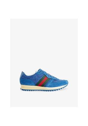 Mens Gucci Re-Motion Monogram Canvas Trainers