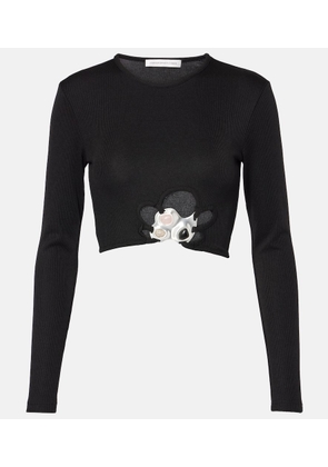 Christopher Esber Trio Stone cropped top