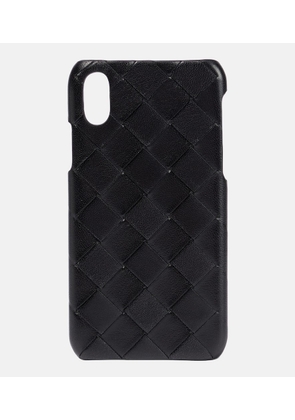 Bottega Veneta Intrecciato leather iPhone X/XS case