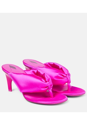 The Attico Rem satin thong sandals