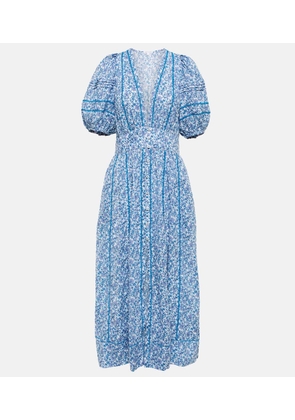Poupette St Barth Reine floral midi dress