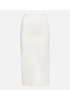 Victoria Beckham VB Body high-rise knit midi skirt