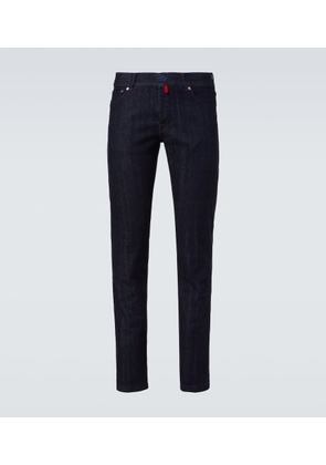 Kiton Low-rise slim jeans
