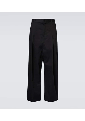 Loewe Low-rise cotton wide-leg pants
