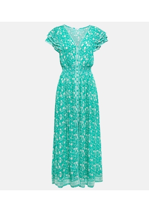 Poupette St Barth Della floral midi dress