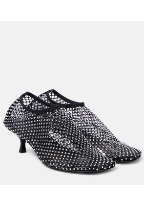 Christopher Esber Minette crystal-embellished fishnet pumps