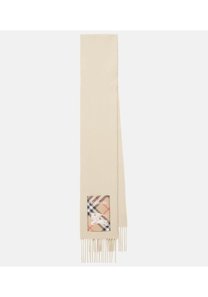 Burberry Logo cashmere scarf