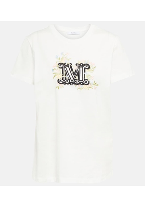 Max Mara Sacha embroidered cotton T-shirt