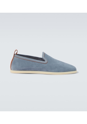 Loro Piana Venice Walk suede loafers