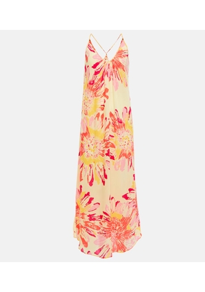 Poupette St Barth Felicia floral midi dress