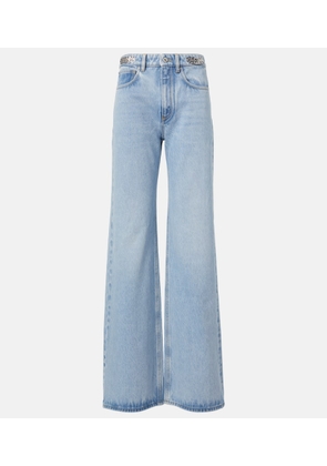 Rabanne High-rise wide-leg jeans