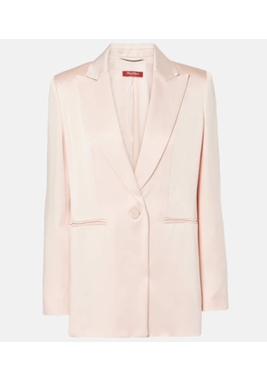 Max Mara Galazia satin blazer