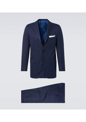 Kiton Single-breasted cotton suit