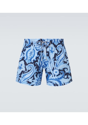 Etro Roma paisley swim trunks