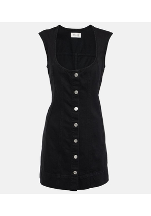 Frame The Seamed Scoop denim minidress