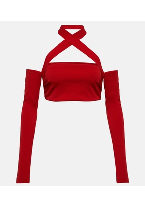 Dolce&Gabbana Halterneck crop top