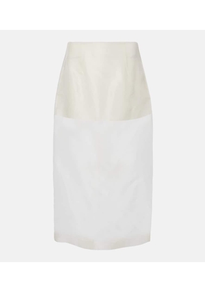 Frame The Silk organza maxi skirt