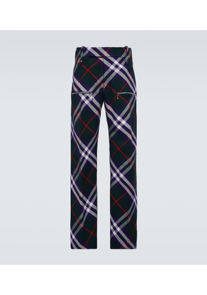 Burberry Burberry Check wool pants
