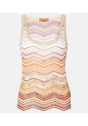 Missoni Zigag lame tank top
