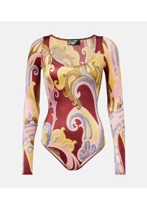 Wolford x Etro printed bodysuit