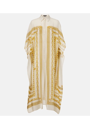 Versace Barocco chiffon kaftan