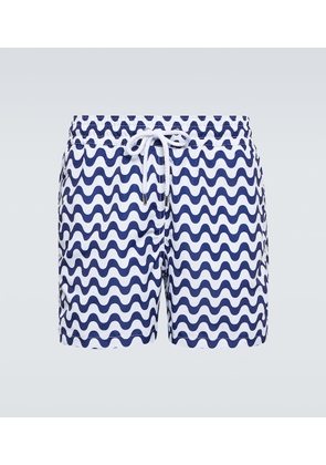 Frescobol Carioca Sport Swim printed cotton swim trunks
