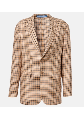 Polo Ralph Lauren Plaid linen blazer