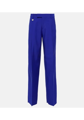 Burberry Virgin wool wide-leg pants