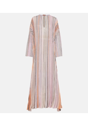 Missoni Striped lame kaftan