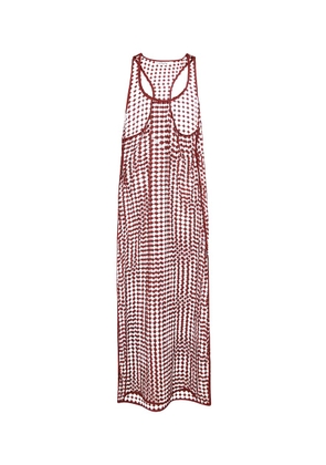 Ganni Mesh midi dress