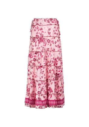 Poupette St Barth Camila floral maxi skirt