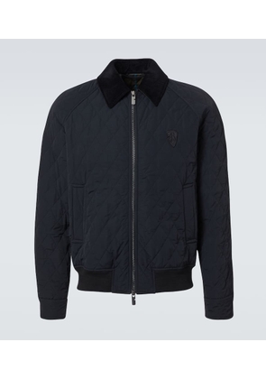 Burberry Quilted corduroy-trimmed blouson