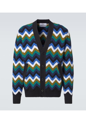 Missoni Zigzag cotton-blend lame cardigan