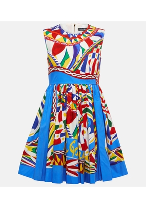 Dolce&Gabbana Carretto cotton minidress
