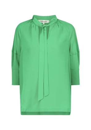 Diane von Furstenberg Lynn silk crepe de chine blouse