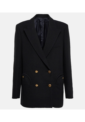 Blaze Milano Missy double-breasted cotton-blend blazer