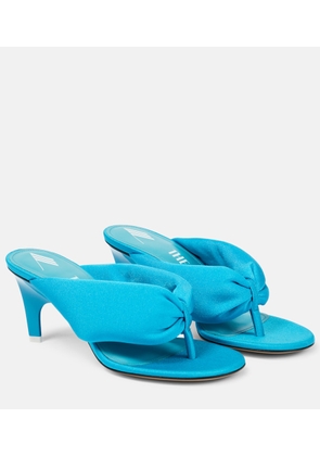 The Attico Rem satin thong sandals