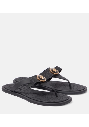 Versace Medusa thong sandals