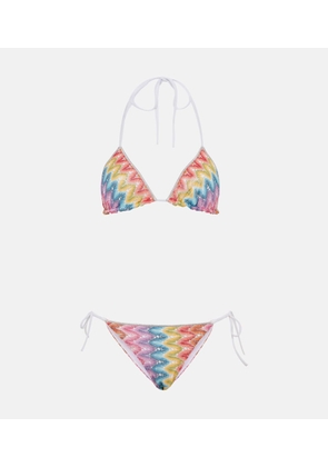 Missoni Zig Zag pointelle bikini