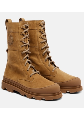 Moncler Vera suede combat boots