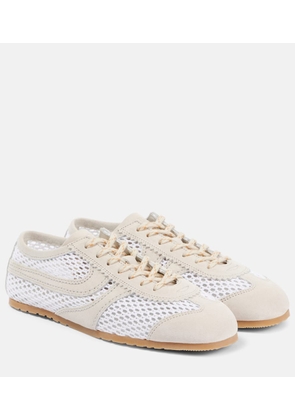 Dries Van Noten Suede-trimmed sneakers