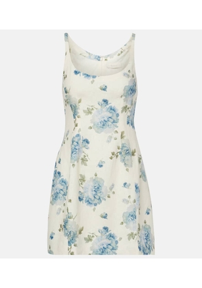Faithfull Sanne floral linen minidress
