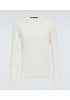 Loro Piana Warwik cotton and silk sweater
