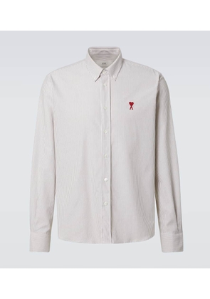Ami Paris Ami De Cour striped cotton Oxford shirt