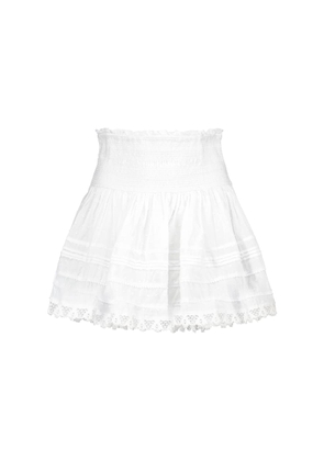 Poupette St Barth Galia cotton miniskirt
