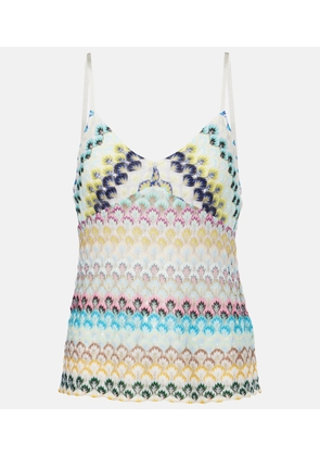 Missoni Crochet tank top